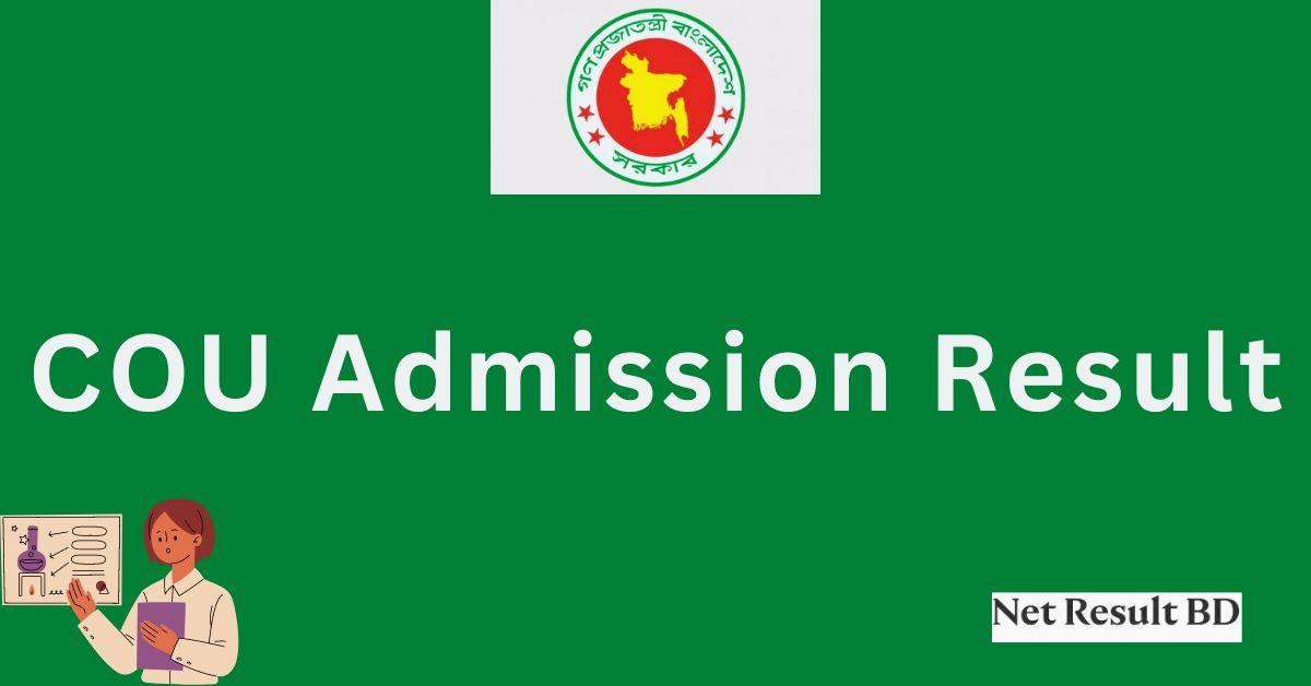 COU Admission Result