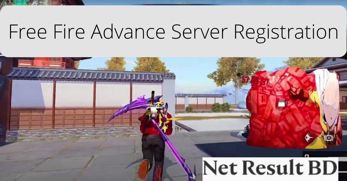 Free Fire Advance Server Registration
