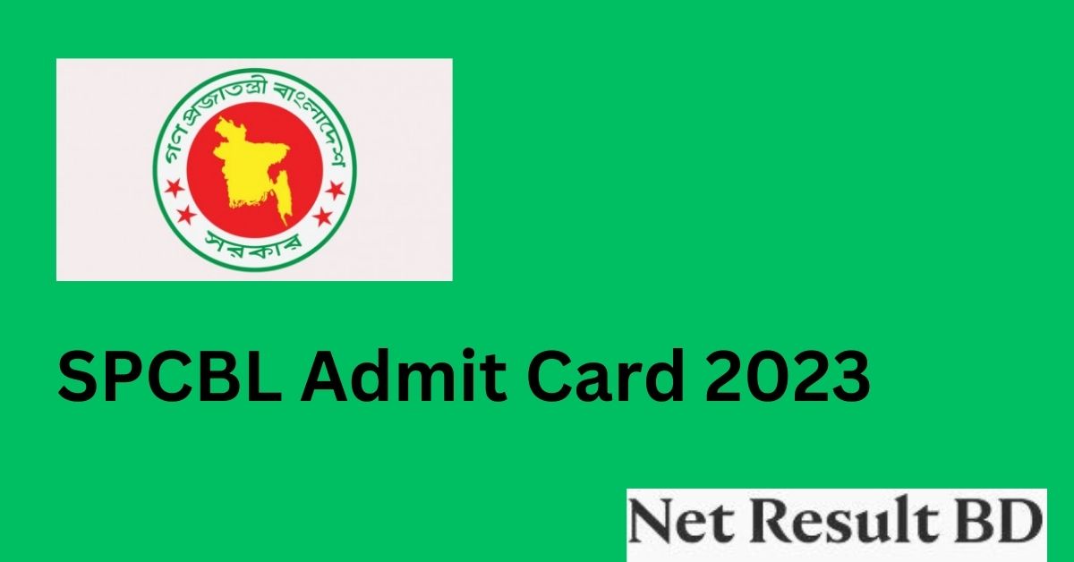 SPCBL Admit Card 2023