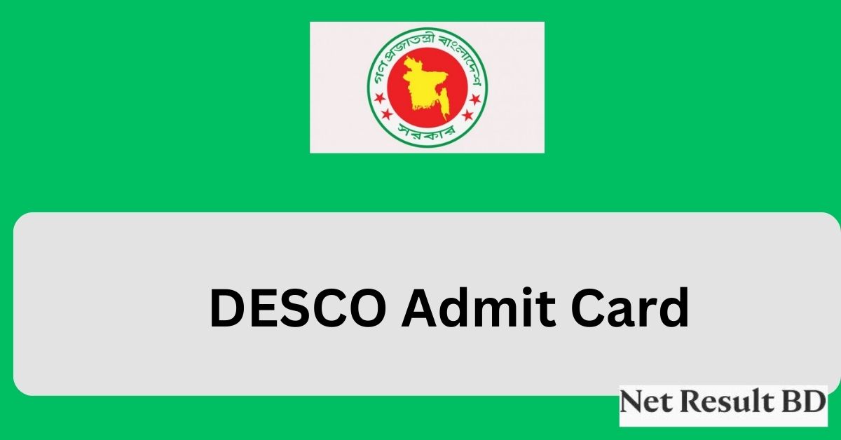 DESCO Admit Card