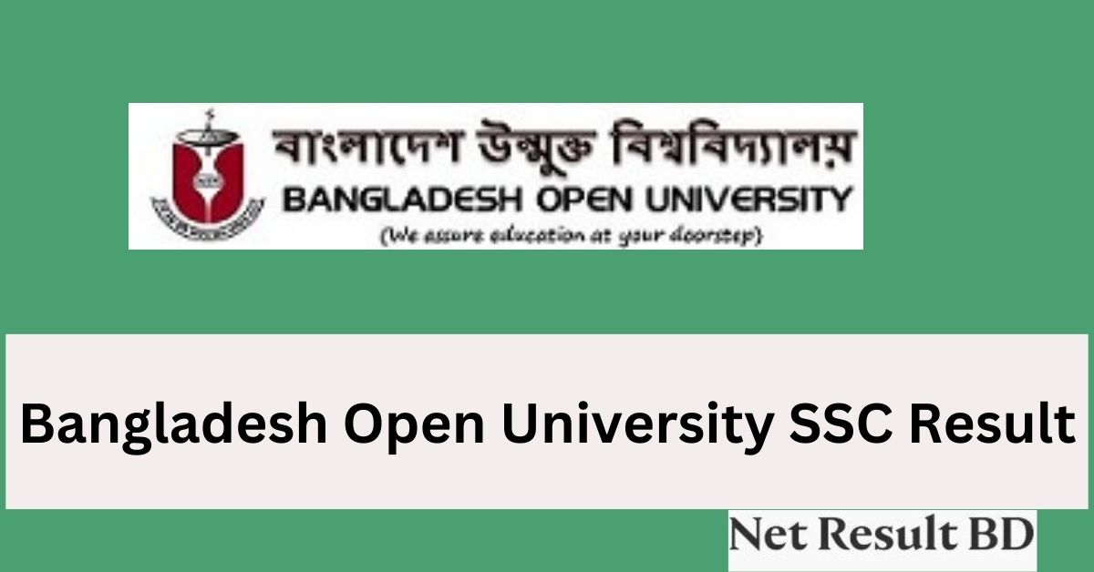 Bangladesh Open University SSC Result
