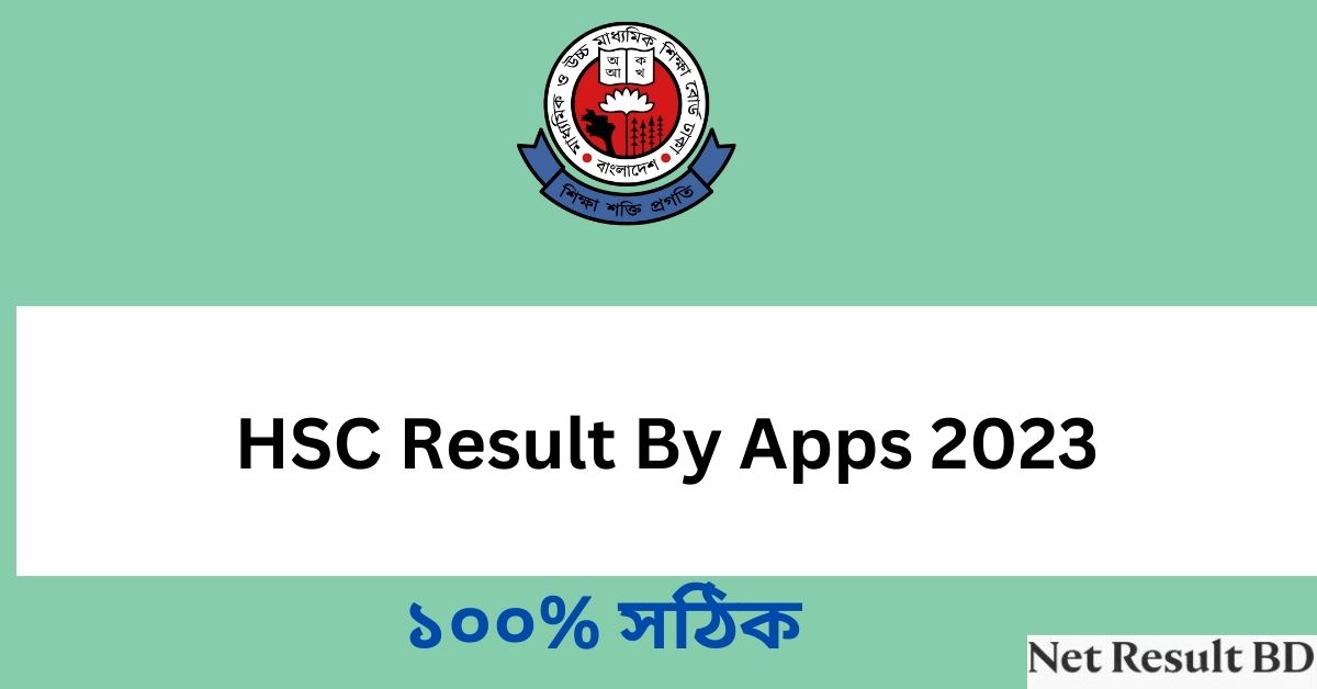 HSC Result By Apps 2023